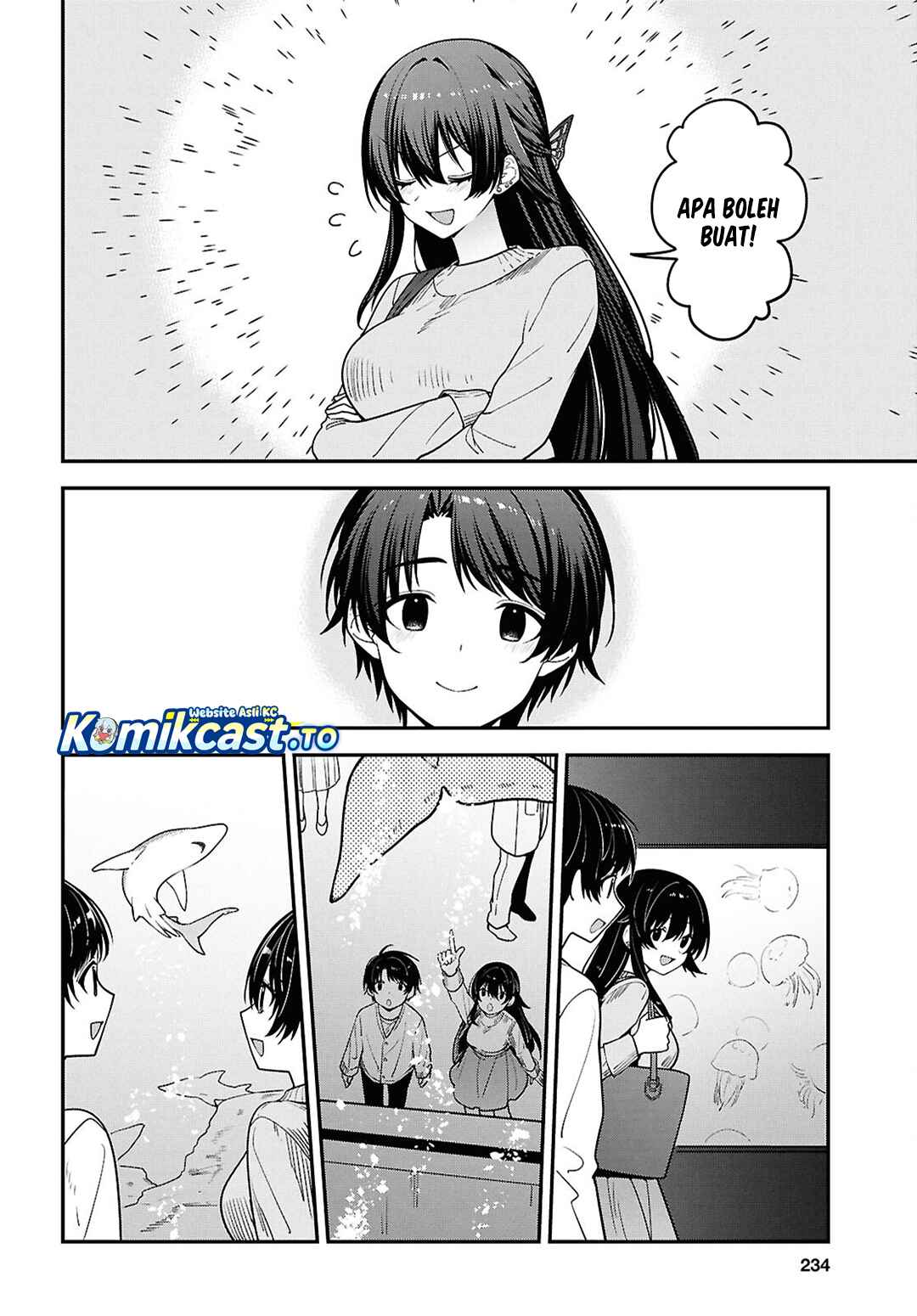 Baca Tonari no Seki no Yankee Shimizu-san ga Kami o Kuroku Sometekita - Chapter 20 halaman 17