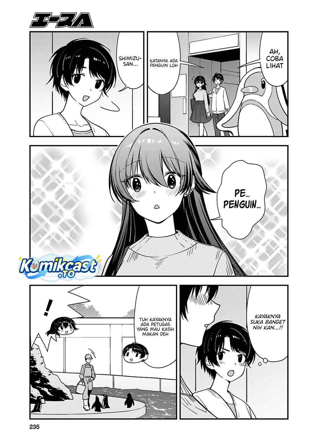 Baca Tonari no Seki no Yankee Shimizu-san ga Kami o Kuroku Sometekita - Chapter 20 halaman 18
