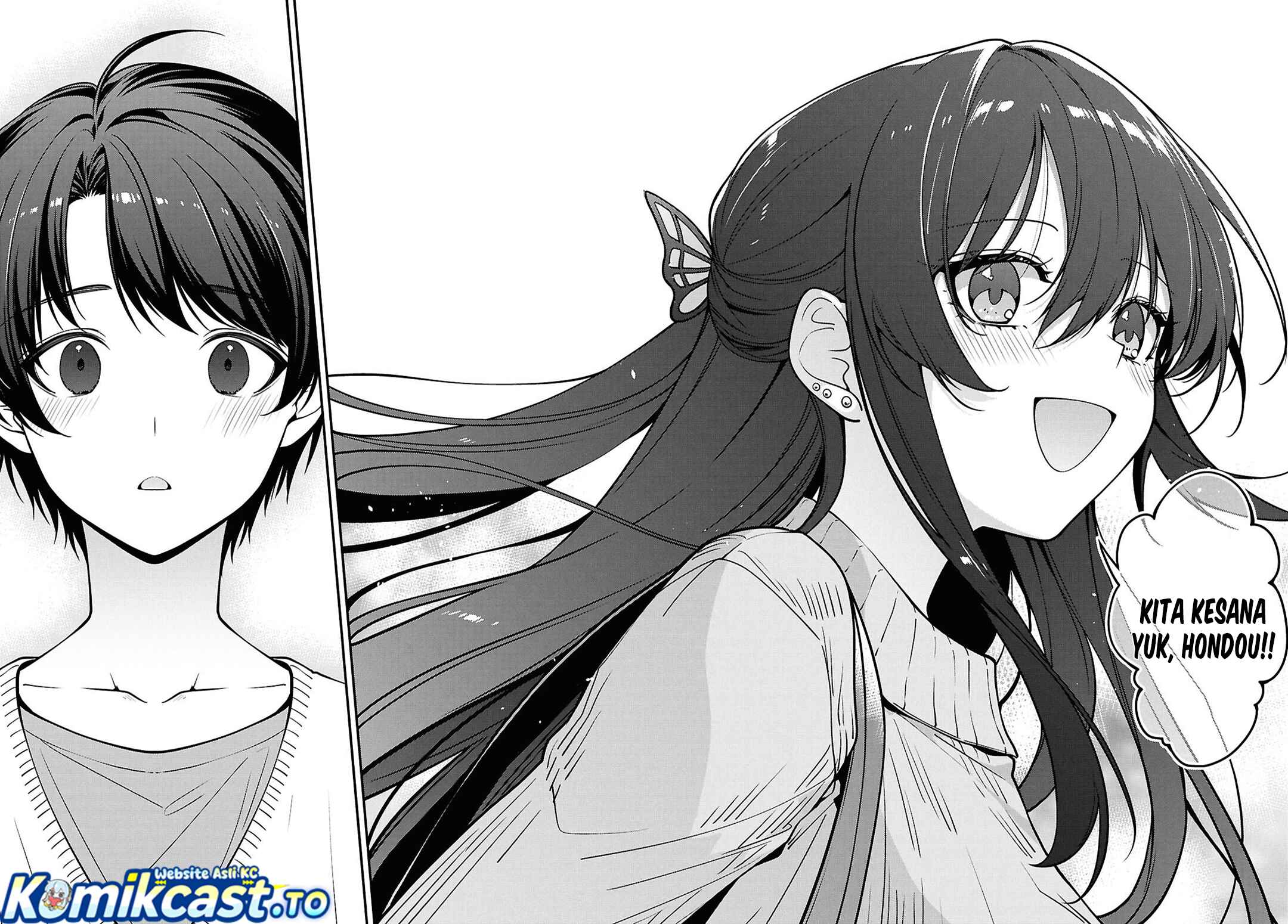 Baca Tonari no Seki no Yankee Shimizu-san ga Kami o Kuroku Sometekita - Chapter 20 halaman 19