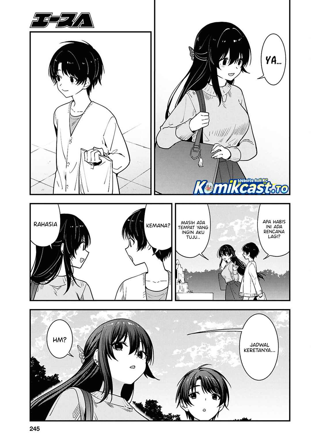 Baca Tonari no Seki no Yankee Shimizu-san ga Kami o Kuroku Sometekita - Chapter 20 halaman 27