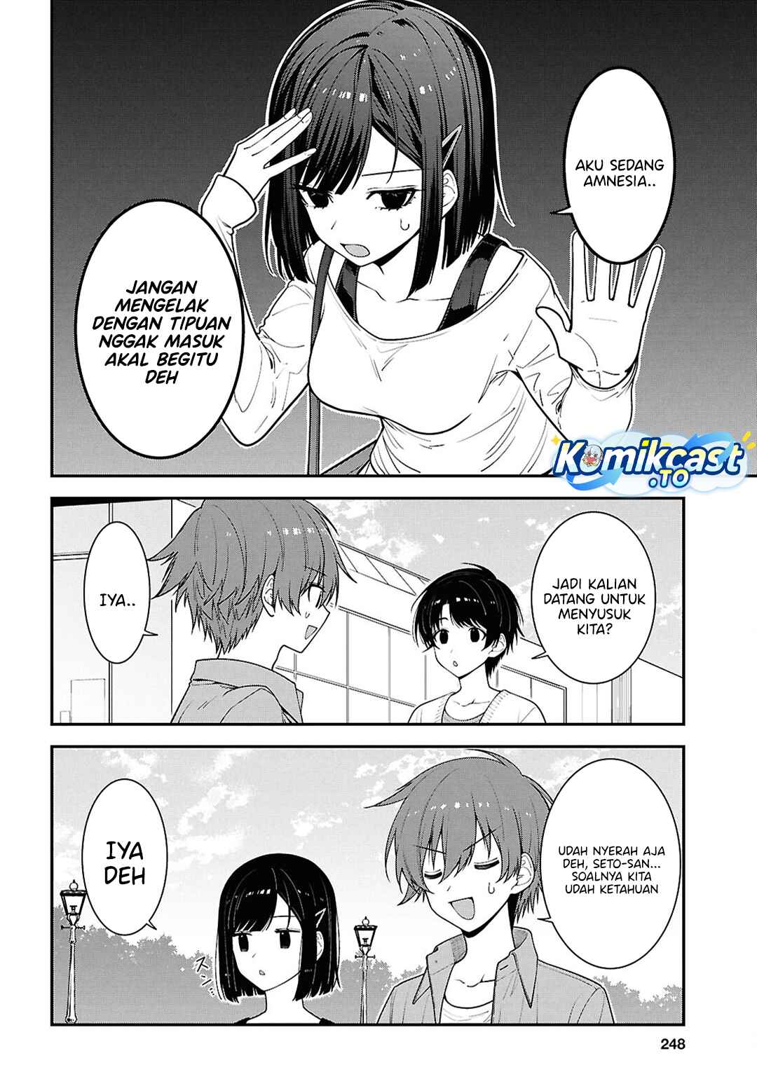 Baca Tonari no Seki no Yankee Shimizu-san ga Kami o Kuroku Sometekita - Chapter 20 halaman 30