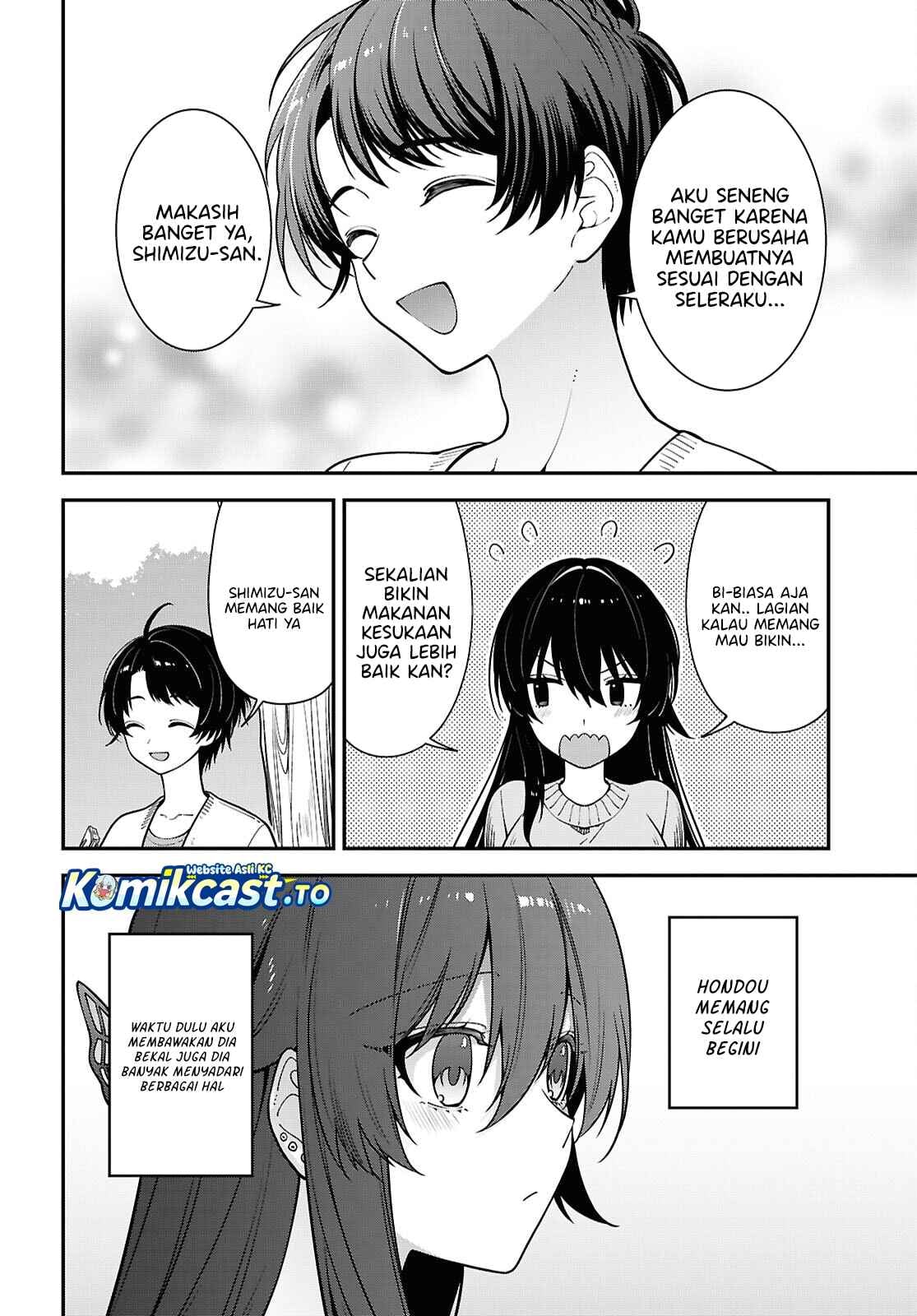 Tonari no Seki no Yankee Shimizu-san ga Kami o Kuroku Sometekita Chapter 21 - Page 15