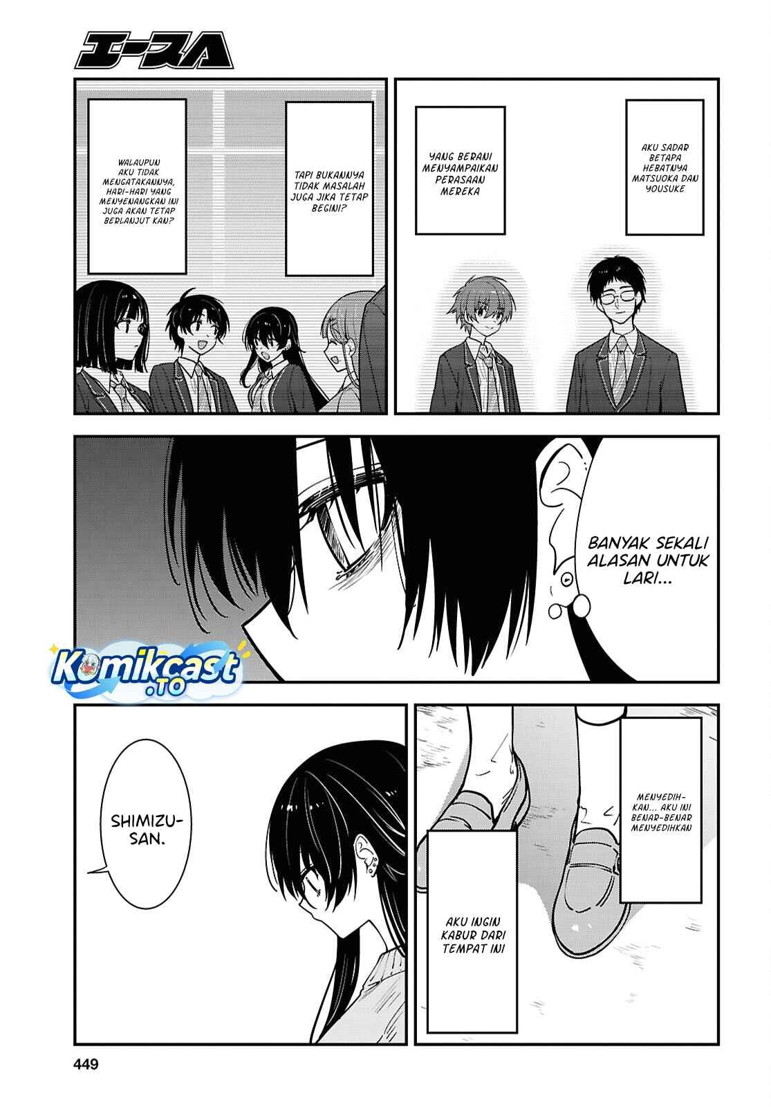 Tonari no Seki no Yankee Shimizu-san ga Kami o Kuroku Sometekita Chapter 21 - Page 35