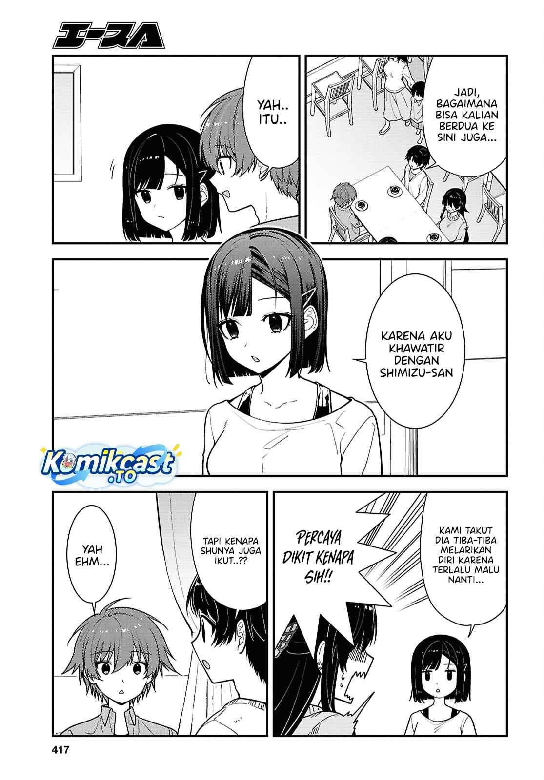 Tonari no Seki no Yankee Shimizu-san ga Kami o Kuroku Sometekita Chapter 21 - Page 4