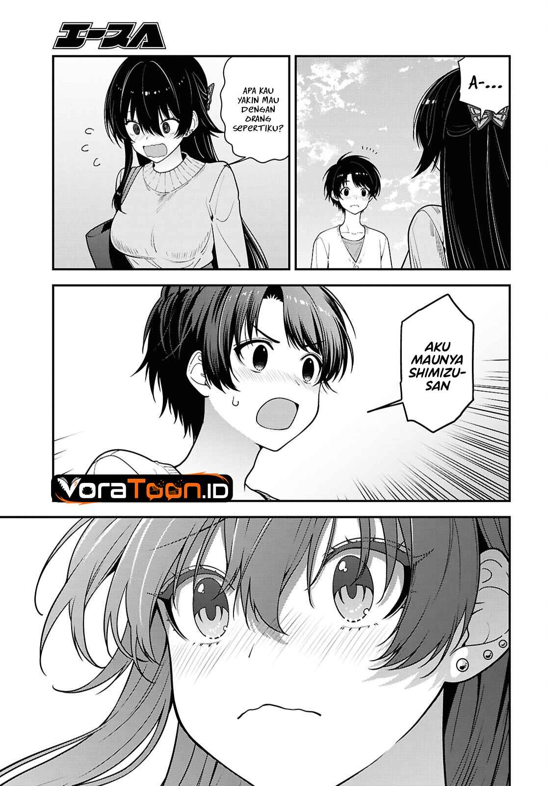 Tonari no Seki no Yankee Shimizu-san ga Kami o Kuroku Sometekita Chapter 22 - Page 19
