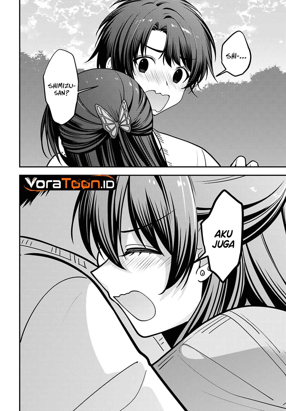 Tonari no Seki no Yankee Shimizu-san ga Kami o Kuroku Sometekita Chapter 22 - Page 21