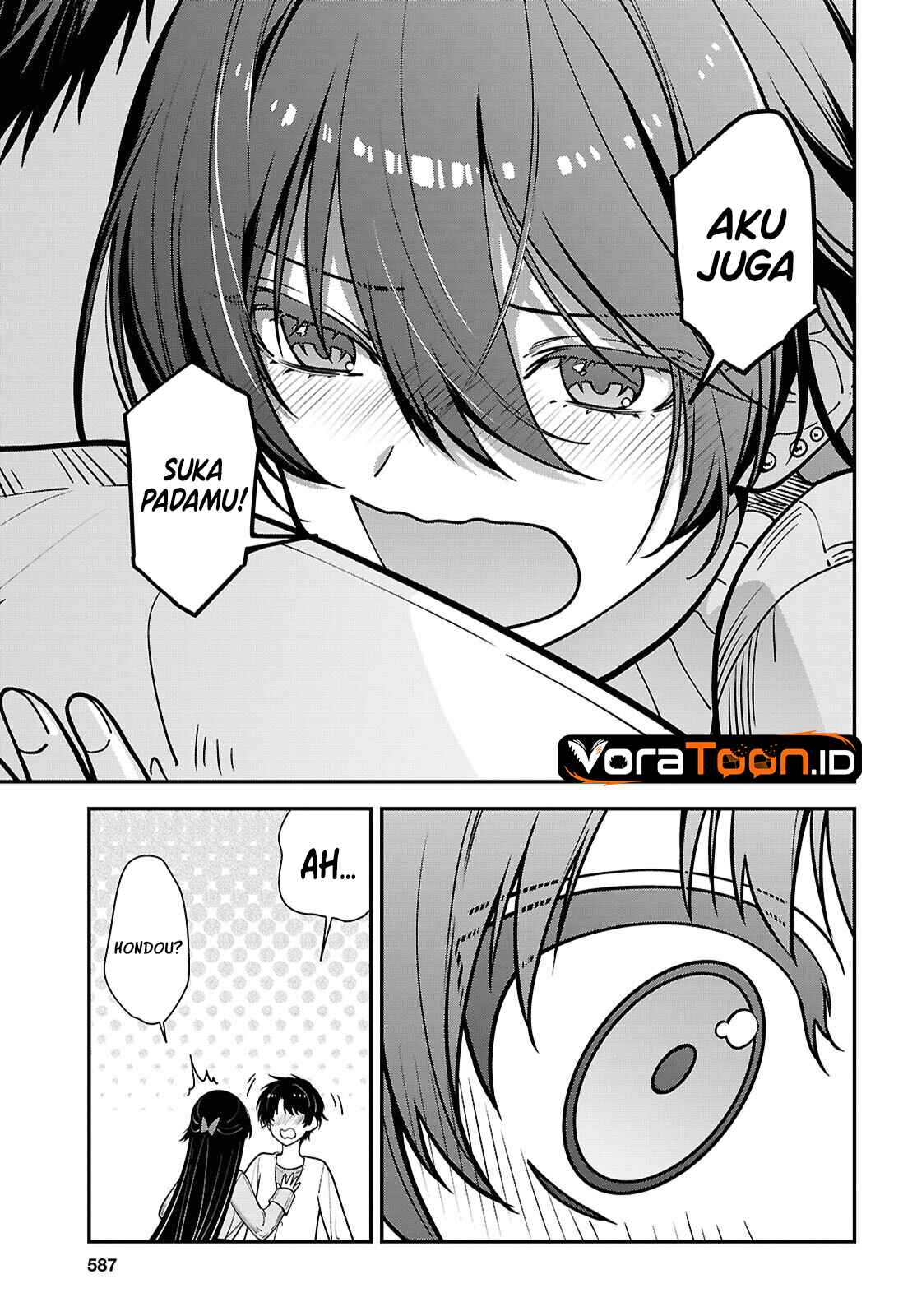 Tonari no Seki no Yankee Shimizu-san ga Kami o Kuroku Sometekita Chapter 22 - Page 22
