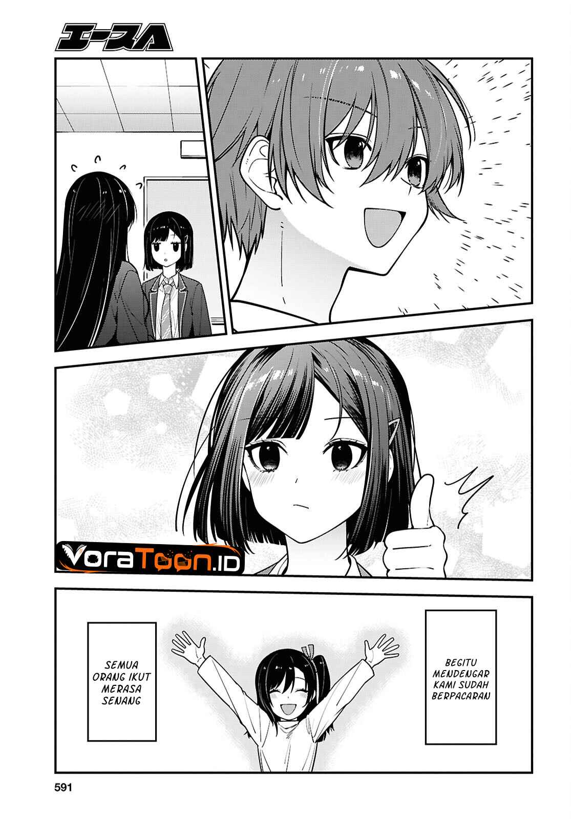 Tonari no Seki no Yankee Shimizu-san ga Kami o Kuroku Sometekita Chapter 22 - Page 26