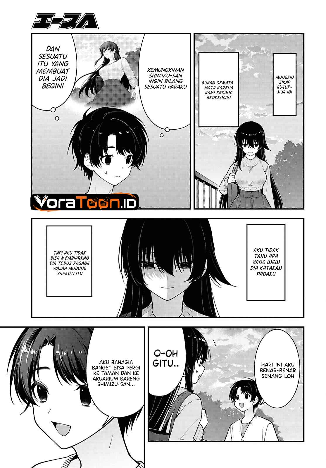 Tonari no Seki no Yankee Shimizu-san ga Kami o Kuroku Sometekita Chapter 22 - Page 4