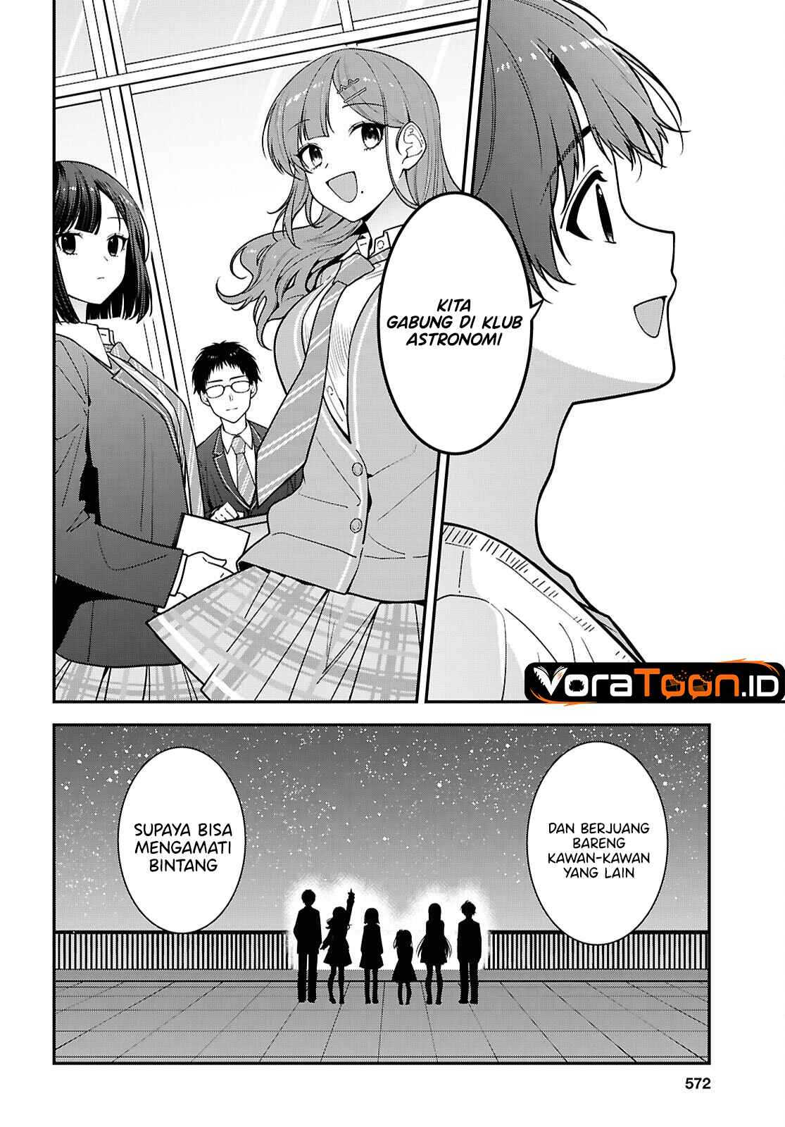 Tonari no Seki no Yankee Shimizu-san ga Kami o Kuroku Sometekita Chapter 22 - Page 9