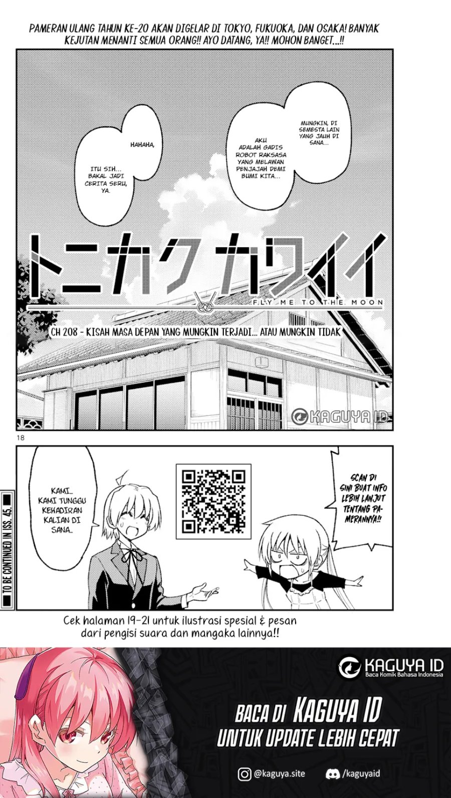 Baca Fly Me To The Moon (Tonikaku Kawaii II) - Chapter 208 halaman 18