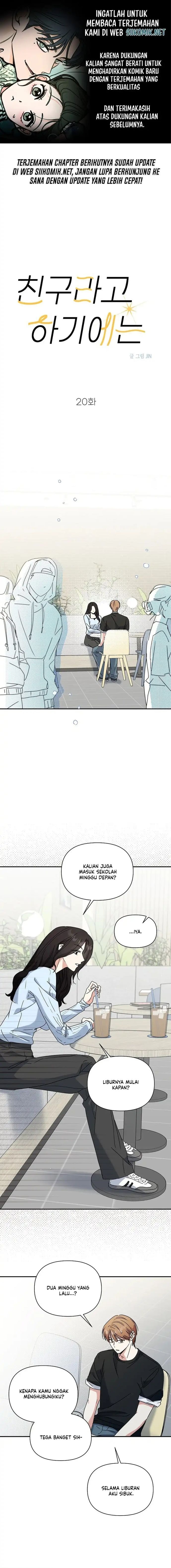 Baca Too Much To Call Us Friends Chapter 20 Bahasa Indonesia page 6