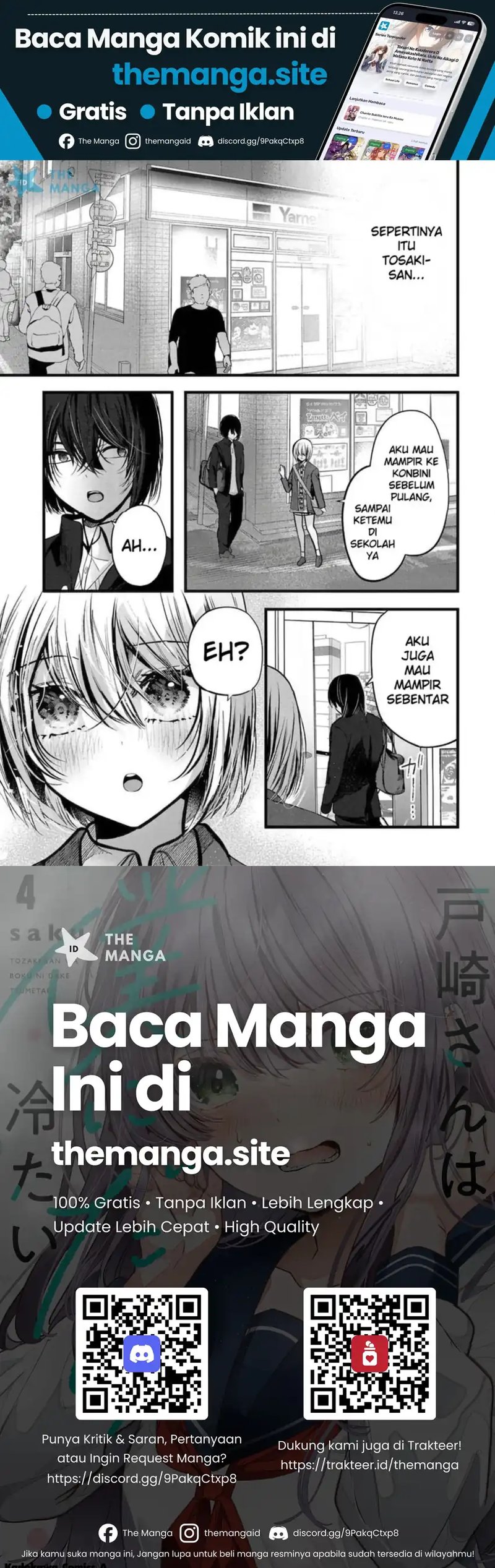 Baca Tozaki-san wa Boku ni Dake Tsumetai - Chapter 15 halaman 6
