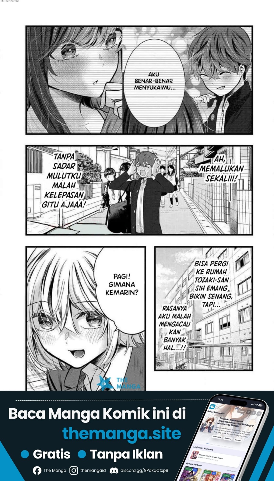 Baca Tozaki-san wa Boku ni Dake Tsumetai - Chapter 17 halaman 2