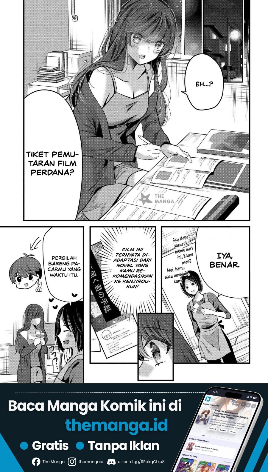 Baca Tozaki-san wa Boku ni Dake Tsumetai Chapter 19 Bahasa Indonesia page 8