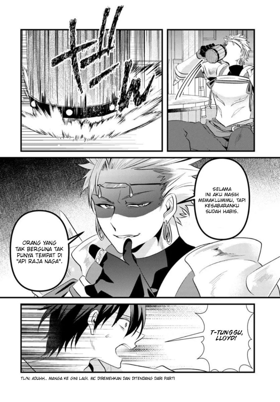 Baca Tsuihou-kei no Akuyaku Party no Leader ni Tensei shita node, Zamaa sareru mae ni Jibun wo Tsuihou shimashita. ~Skill wo Ubau 'Steal' tte Akuyaku-sugiru kedo Tsuyosugiru . - Chapter 1 halaman 13