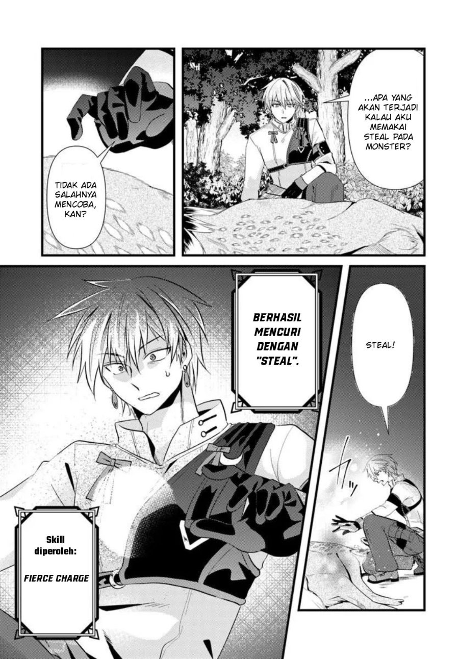 Baca Tsuihou-kei no Akuyaku Party no Leader ni Tensei shita node, Zamaa sareru mae ni Jibun wo Tsuihou shimashita. ~Skill wo Ubau 'Steal' tte Akuyaku-sugiru kedo Tsuyosugiru . - Chapter 2.1 halaman 17