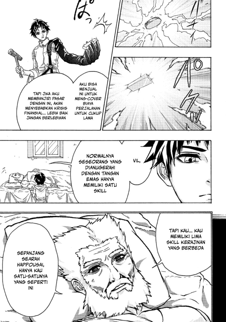Baca Tsuihou Sareta Kajishi wa Cheat Skill de Densetsu wo Tsukuri Makuru - Kon'yakusha ni Mise wo Oida Sareta kedo, Kimama ni Mono Tsukutteirareru Ima no Hou ga Shiawase desu - Chapter 1 halaman 21