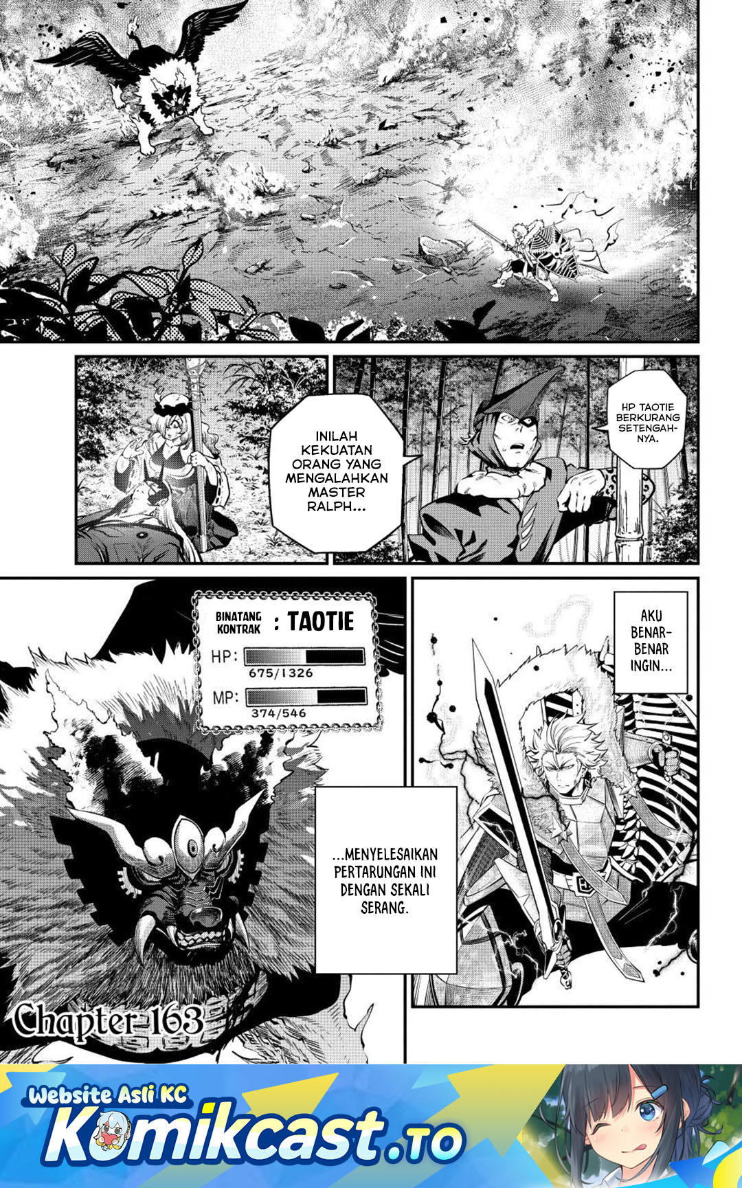 Baca Tsuihou Sareta Tenshou Juu Kishi wa Game Chishiki de Musou Suru - Chapter 163 halaman 2