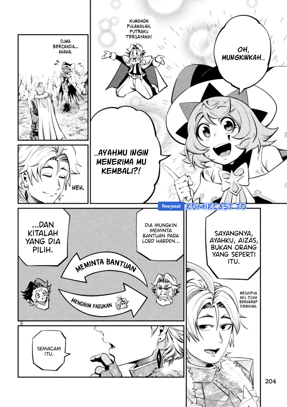 Baca Tsuihou Sareta Tenshou Juu Kishi wa Game Chishiki de Musou Suru - Chapter 169 halaman 8