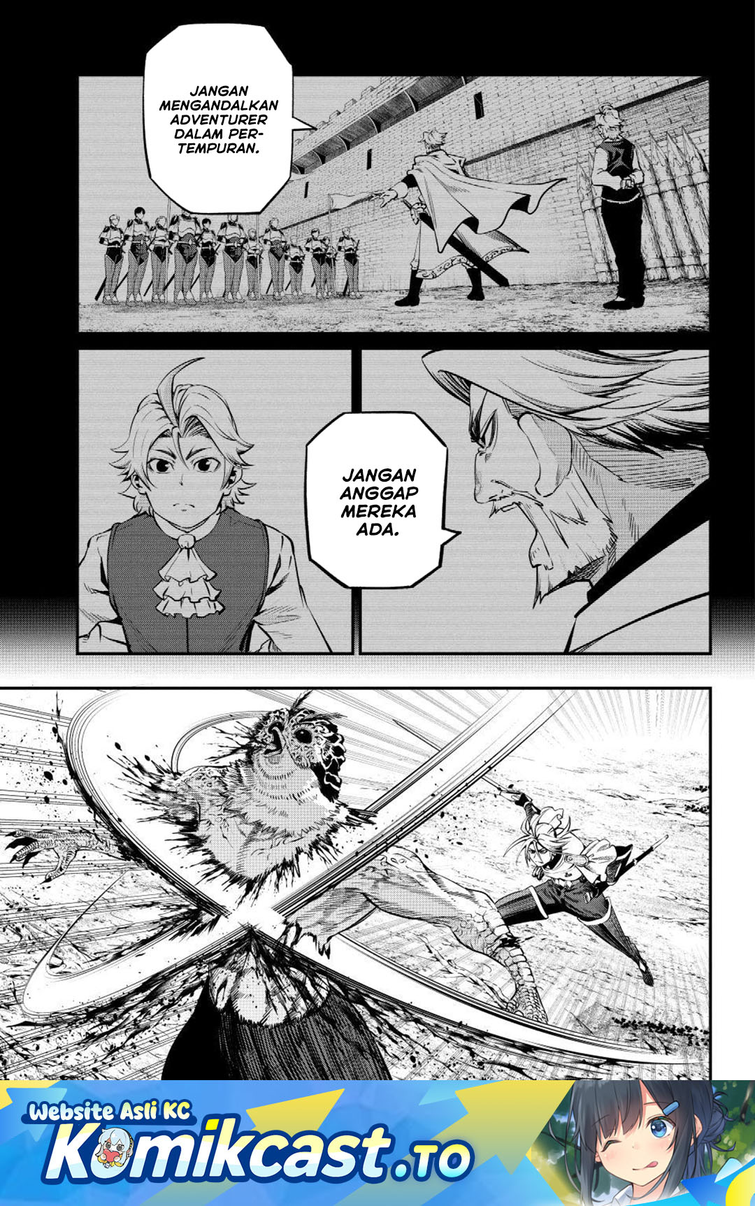 Baca Tsuihou Sareta Tenshou Juu Kishi wa Game Chishiki de Musou Suru - Chapter 172 halaman 2