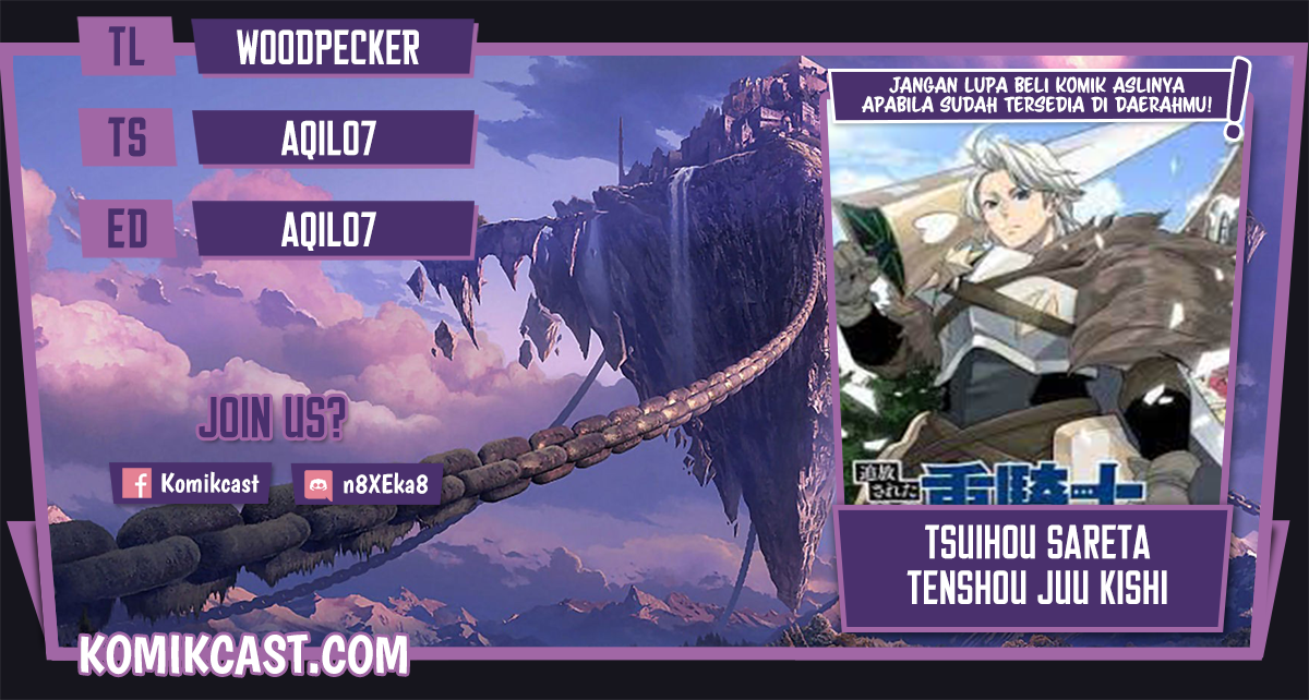 Baca Tsuihou Sareta Tenshou Juu Kishi wa Game Chishiki de Musou Suru - Chapter 6 halaman 1