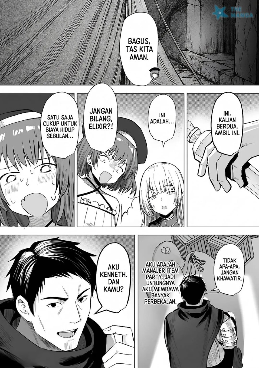 Baca Tsuihousareta Ossan, Himatsubushi ni Kamigami wo Koeru ~Kami no Kago wo Nakama no Shoujotachi ni Yuzutteitara Saikyou Party ga Bakutan Shita Ken~ - Chapter 1 halaman 23