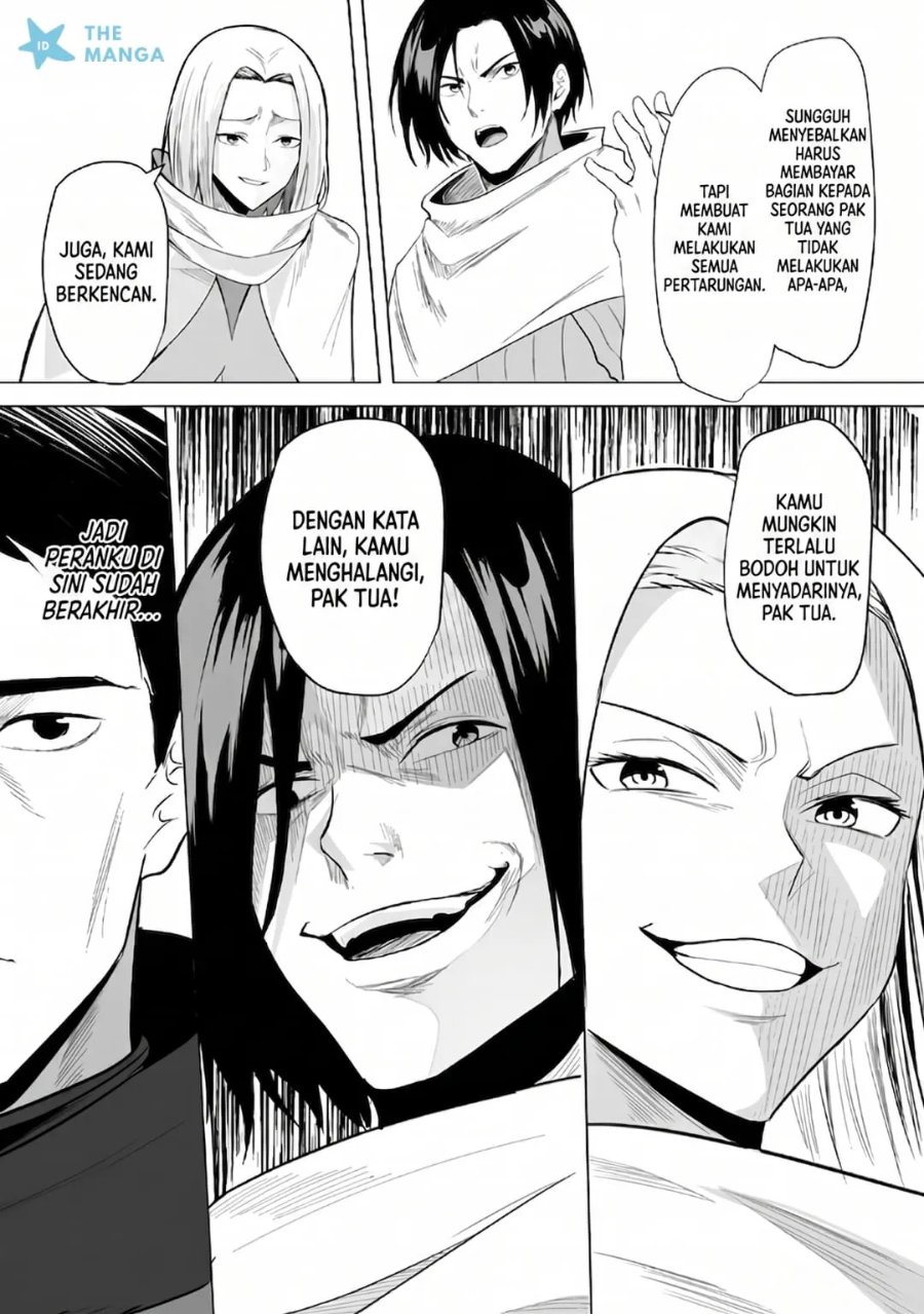 Baca Tsuihousareta Ossan, Himatsubushi ni Kamigami wo Koeru ~Kami no Kago wo Nakama no Shoujotachi ni Yuzutteitara Saikyou Party ga Bakutan Shita Ken~ - Chapter 1 halaman 8