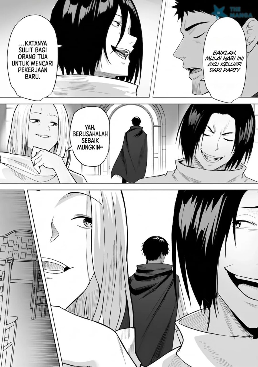 Baca Tsuihousareta Ossan, Himatsubushi ni Kamigami wo Koeru ~Kami no Kago wo Nakama no Shoujotachi ni Yuzutteitara Saikyou Party ga Bakutan Shita Ken~ - Chapter 1 halaman 9
