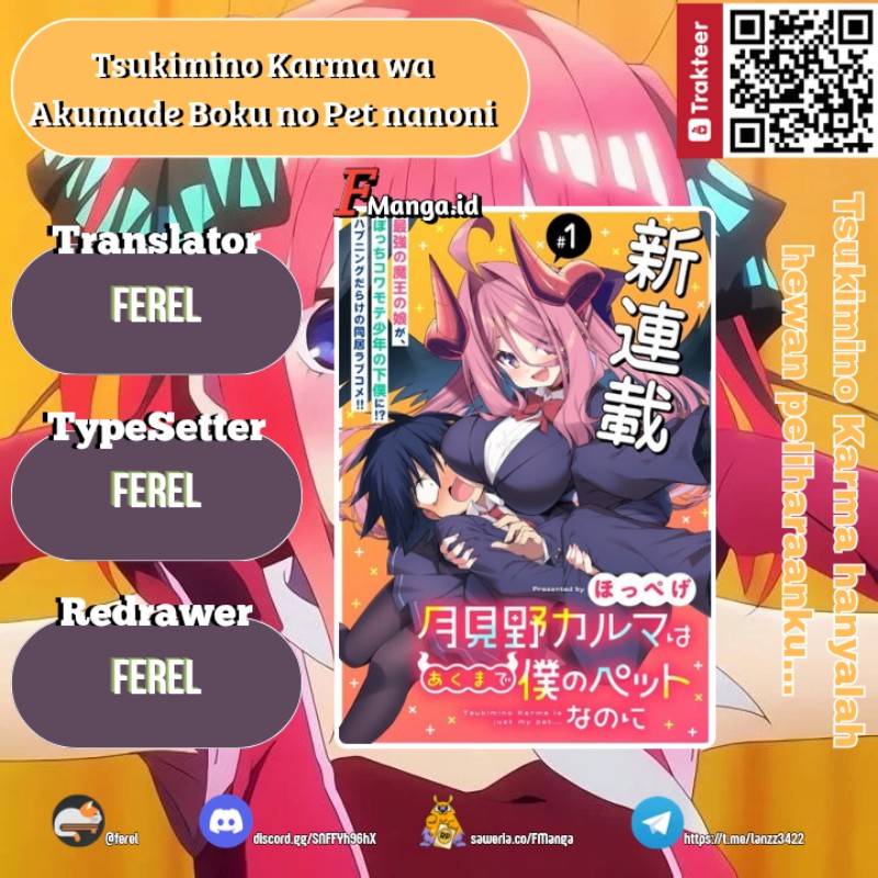 Baca Tsukimino Karma wa Akumade Boku no Pet Nanoni - Chapter 4 halaman 1