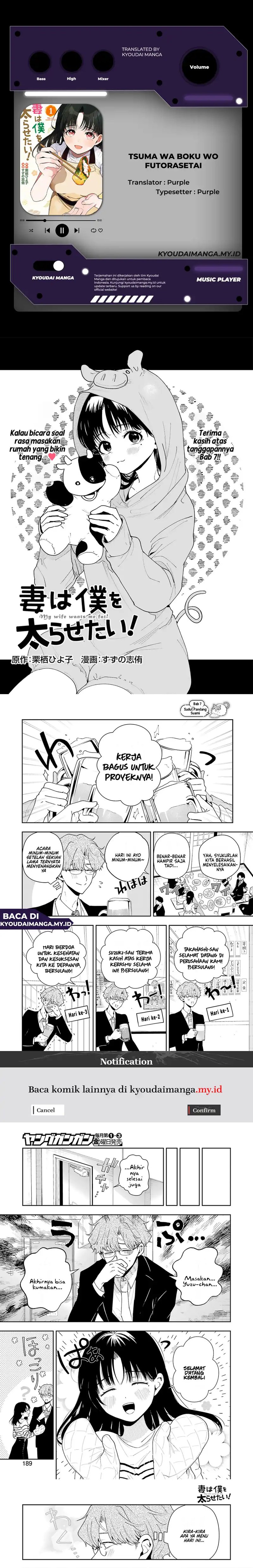 Baca Tsuma wa Boku wo Futorasetai! - Chapter 7 halaman 1