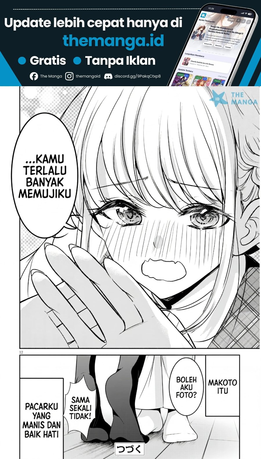 Baca Tsun na Kanojo no Futomomo Chapter 1 Bahasa Indonesia page 32