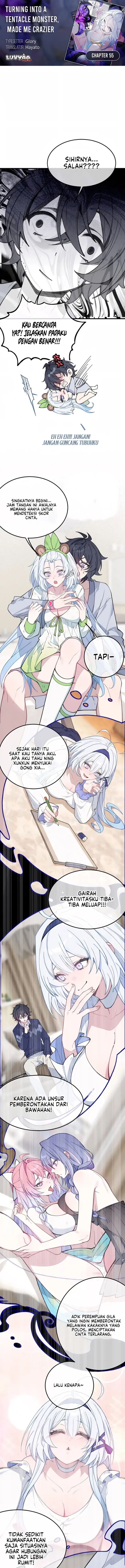 Baca Turning Into A Tentacle Monster, Made Me Crazier - Chapter 55 halaman 1