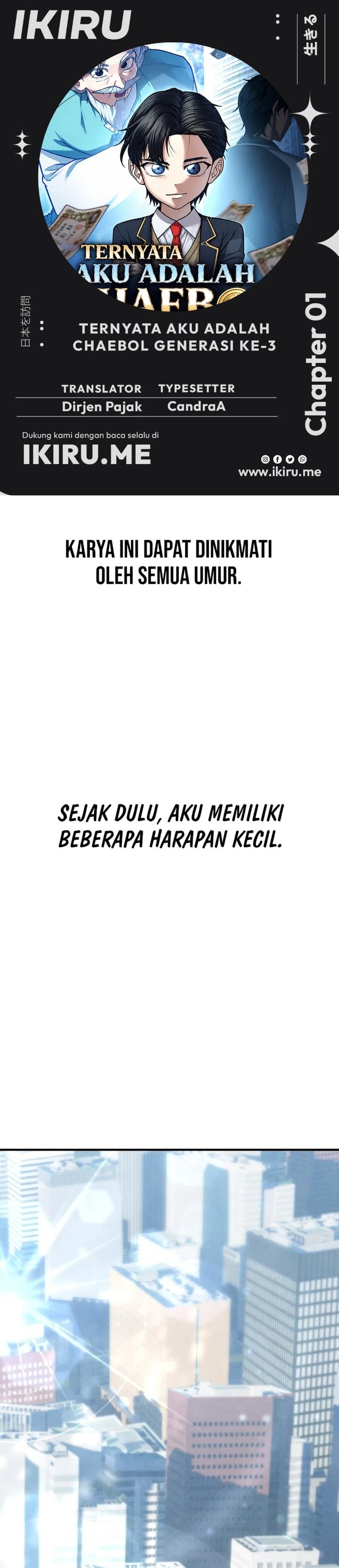 Baca Turns Out to Be a Third-Generation Chaebol Chapter 1 Bahasa Indonesia page 6