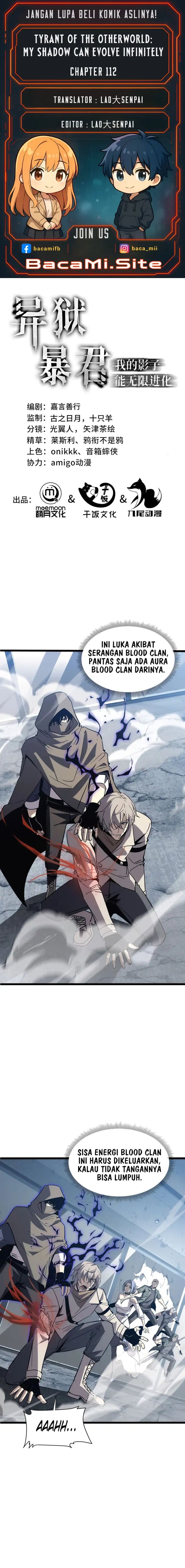 Tyrant of the Otherworld Prison: My Shadow Can Evolve Infinitely Chapter 112 - Page 1