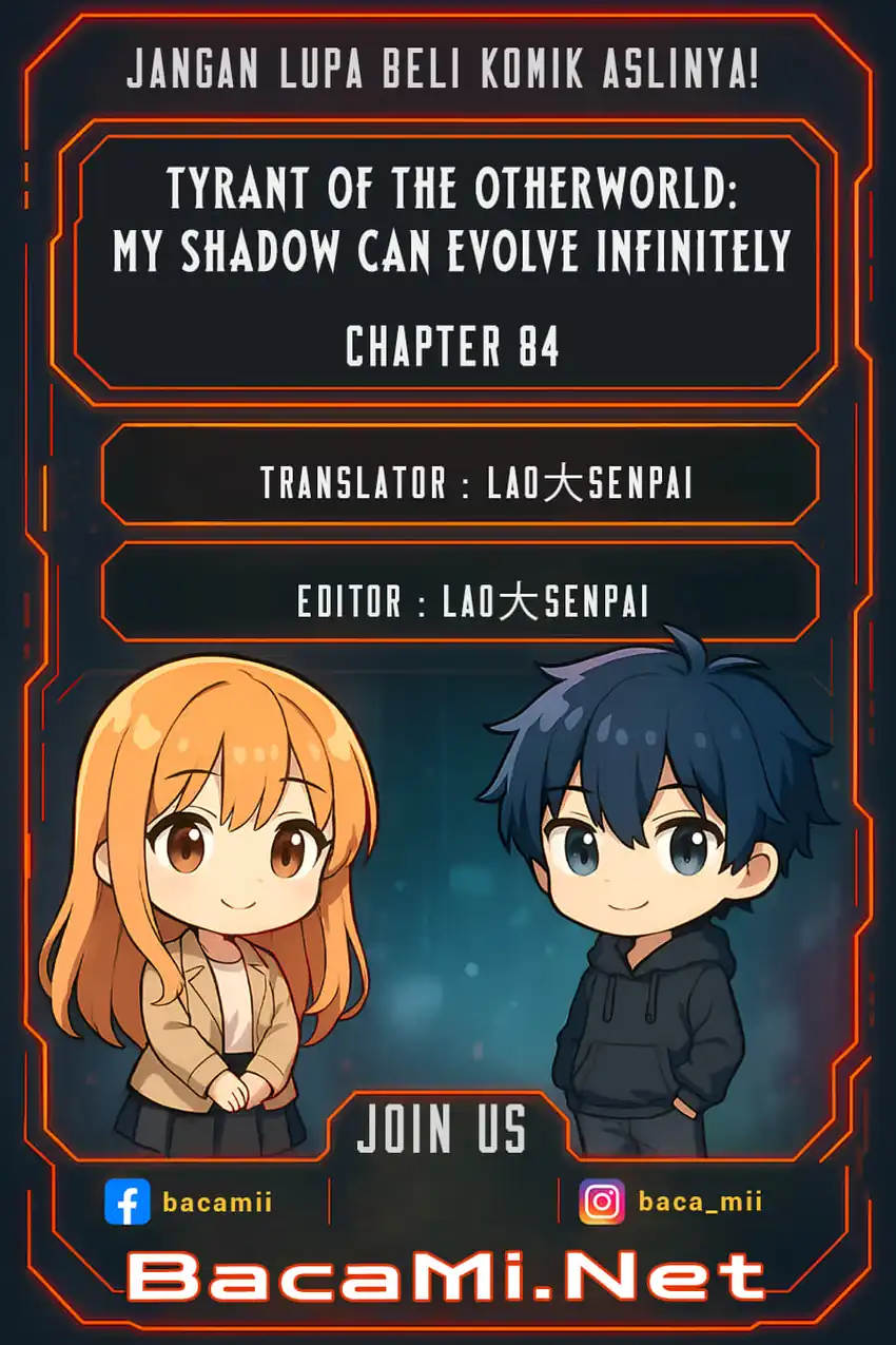 Baca Tyrant of the Otherworld Prison: My Shadow Can Evolve Infinitely - Chapter 84 halaman 1
