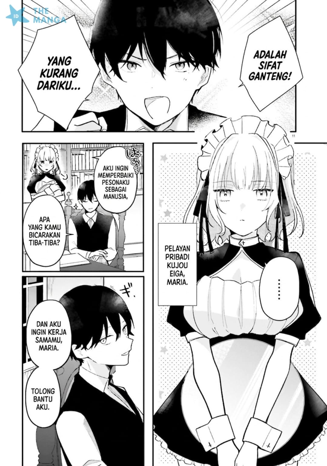 Baca Uchi no Maid ga Class no Suki na Ko ni Nite Iru - Chapter 1 halaman 9