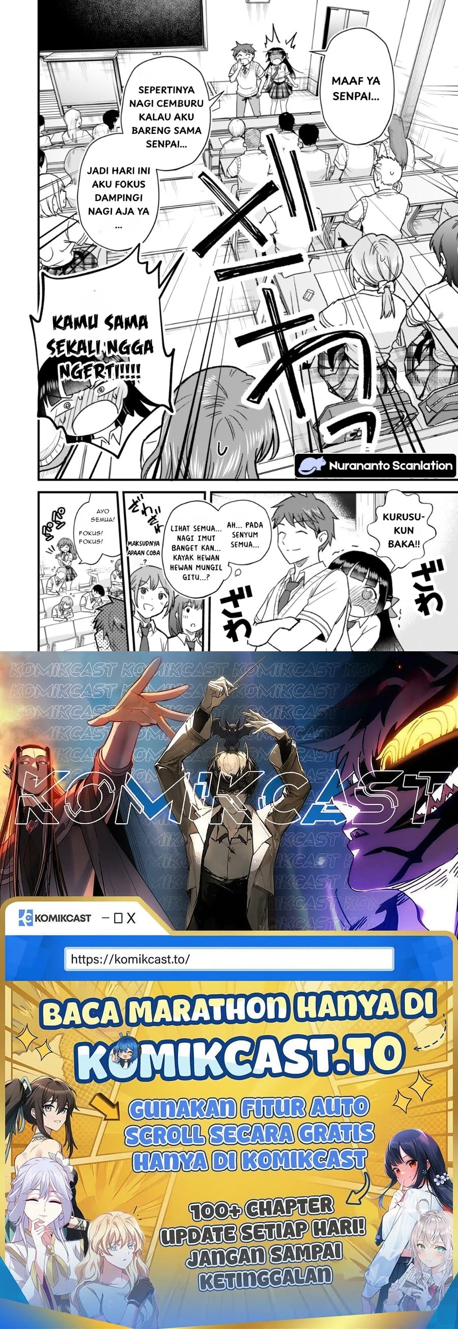 Baca Uchi no Seiso-kei Iinchou ga Katsute Chuunibyou Idol Datta Koto wo Ore Dake ga Shitteiru. - Chapter 10.1 halaman 17