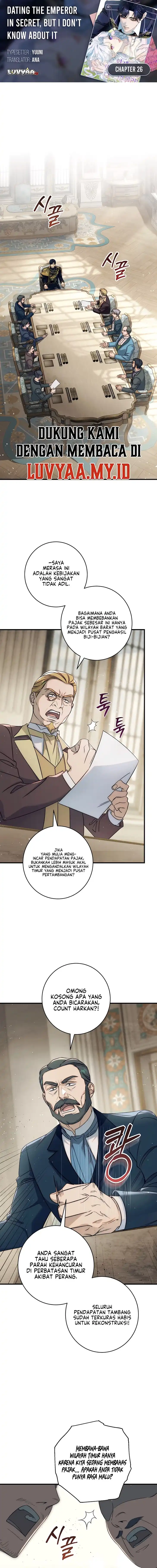 Baca Unbeknownst to Me, I am Secretly Dating the Emperor - Chapter 26 halaman 1