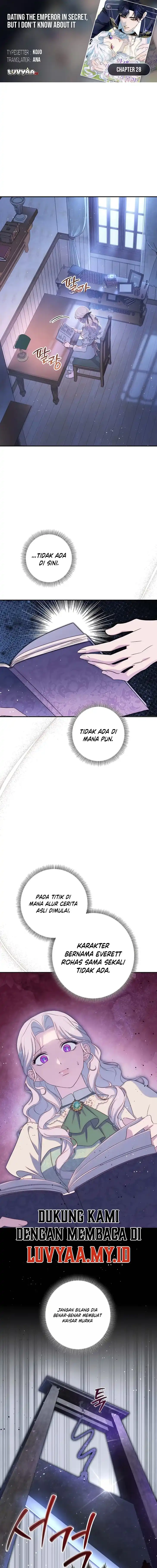 Unbeknownst to Me, I am Secretly Dating the Emperor Chapter 28 - Page 1