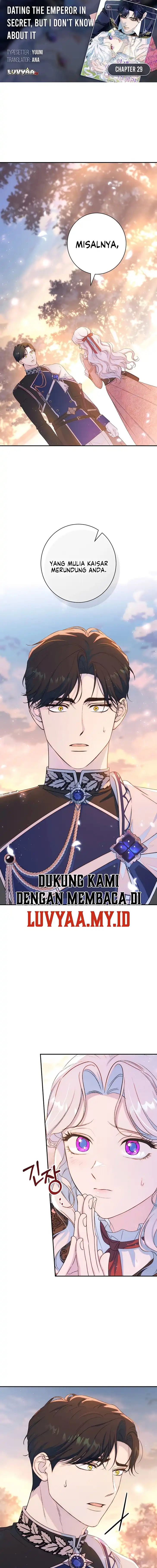 Unbeknownst to Me, I am Secretly Dating the Emperor Chapter 29 - Page 1