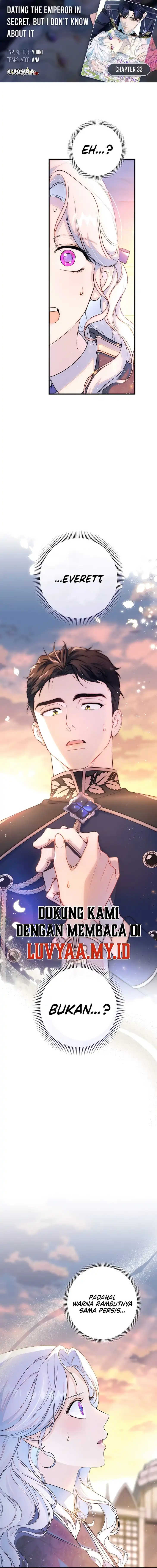 Unbeknownst to Me, I am Secretly Dating the Emperor Chapter 33 - Page 1