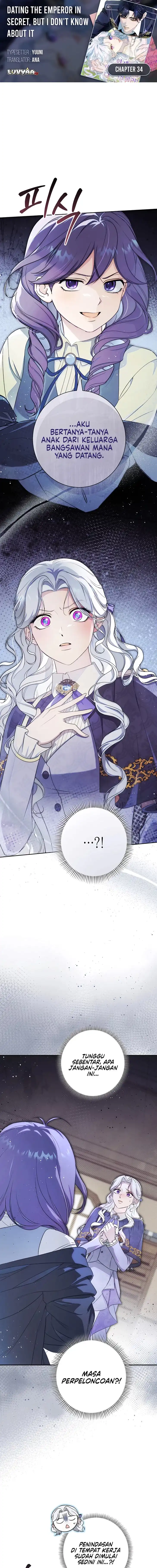 Unbeknownst to Me, I am Secretly Dating the Emperor Chapter 34 - Page 1