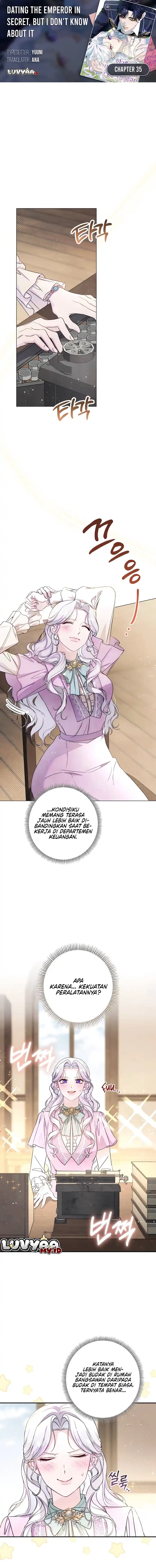 Unbeknownst to Me, I am Secretly Dating the Emperor Chapter 35 - Page 1