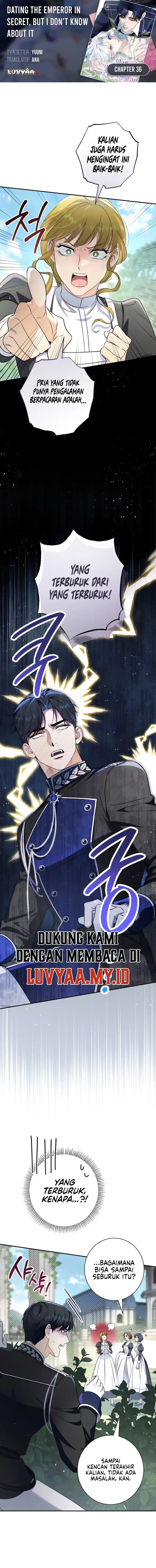 Unbeknownst to Me, I am Secretly Dating the Emperor Chapter 36 - Page 1