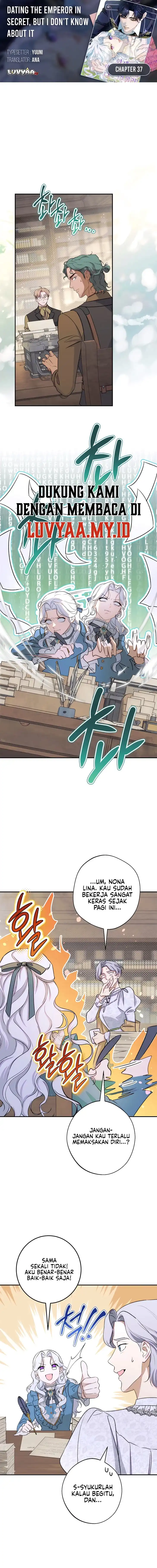 Unbeknownst to Me, I am Secretly Dating the Emperor Chapter 37 - Page 1