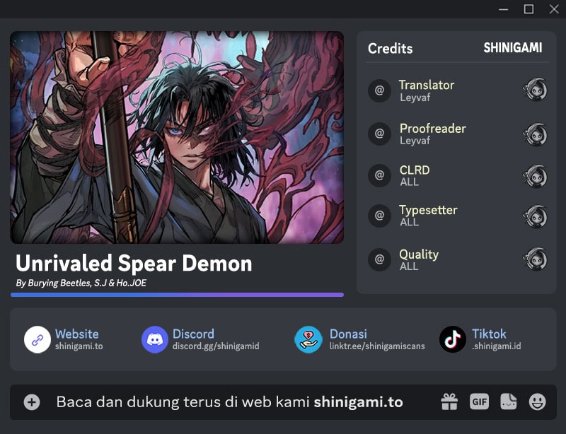 Baca Unrivaled Spear Demon - Chapter 45 halaman 1