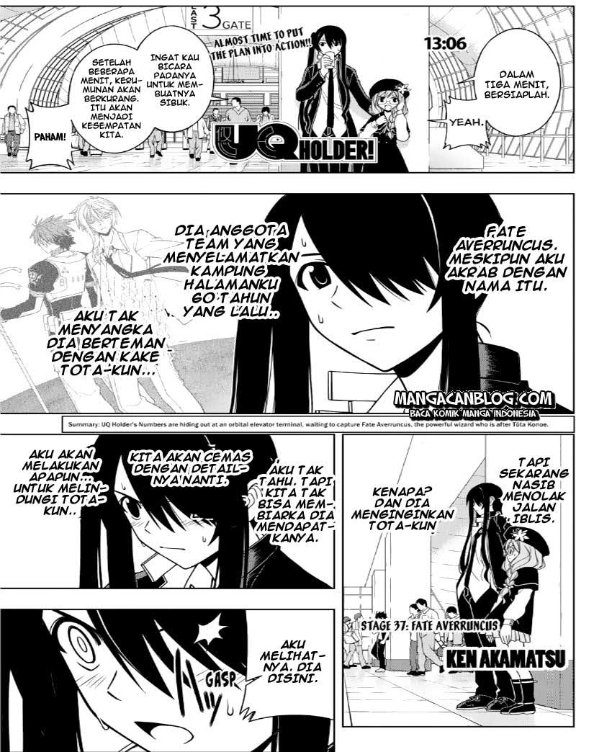 Baca UQ Holder! - Chapter 37 halaman 1