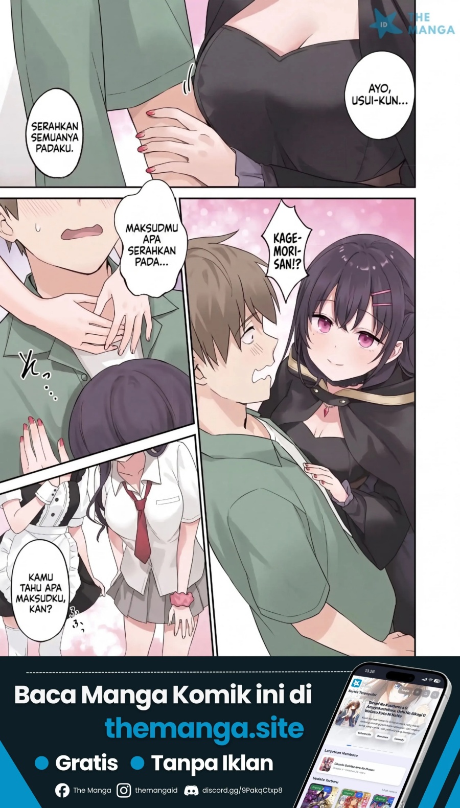 Baca Usotsuki Kanojo no Kagemori-san - Chapter 2 halaman 2