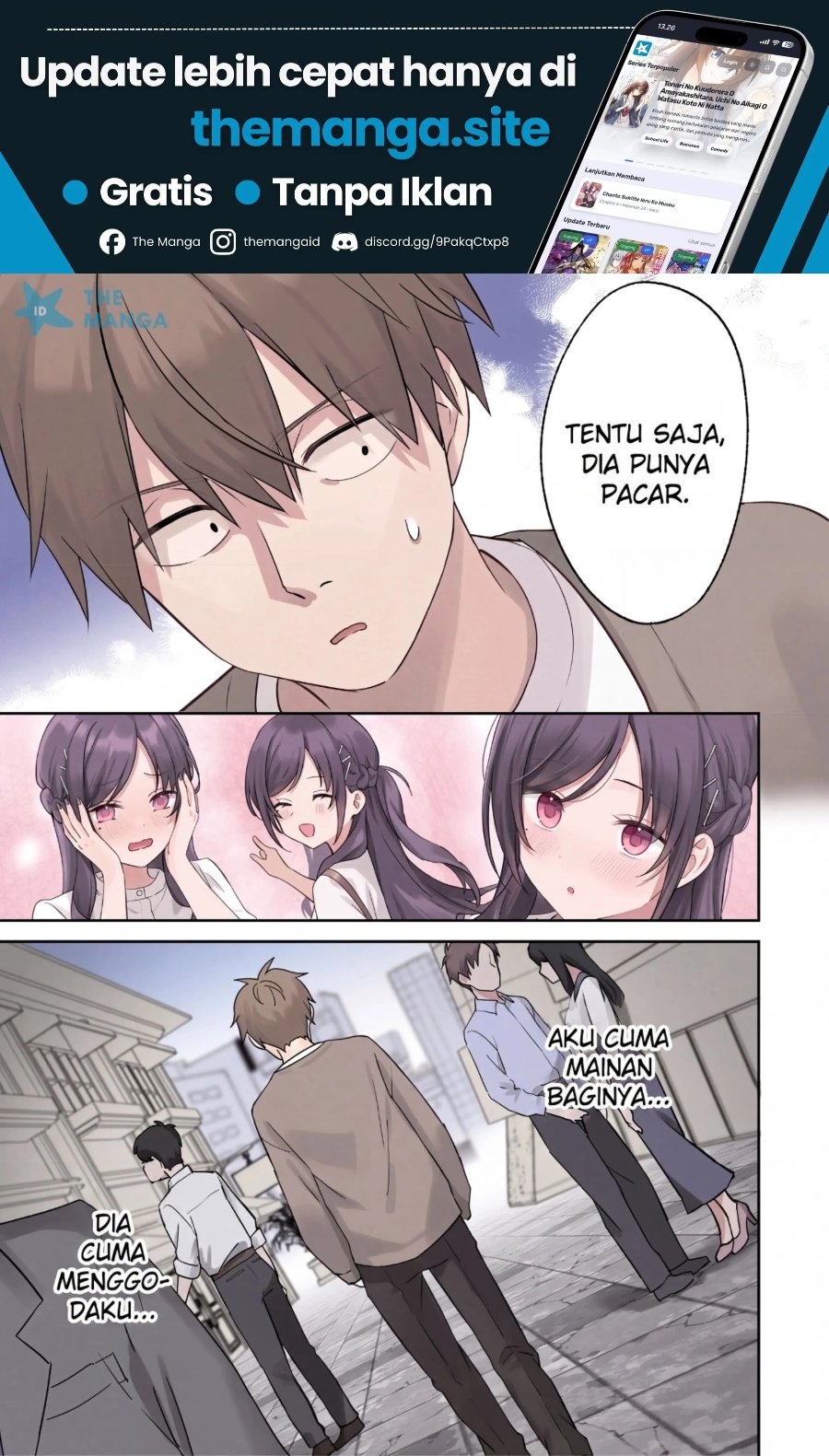 Baca Usotsuki Kanojo no Kagemori-san Chapter 5 Bahasa Indonesia page 54
